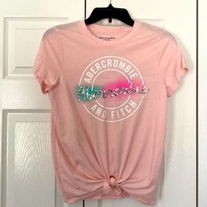 Abercrombie Kids Girls Front Tie Tee 15/16